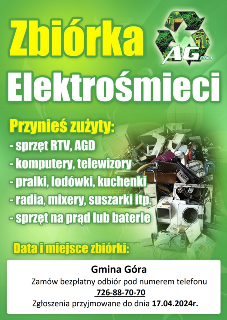 Zbi&oacute;rka elektroodpad&oacute;w
